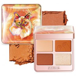   ZEESEA Tipsy Kitty Eyeshadow Quad Szemhéjfesték Paletta X05 Sunset