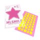 MLSMILE Smile Star Pimple Patches Tapaszok Pattanásokra 01 Sárga 40db