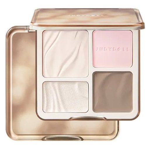 JUDYDOLL 2 IN 1 Highlighter és Kontúr Paletta #04 Blush 9g