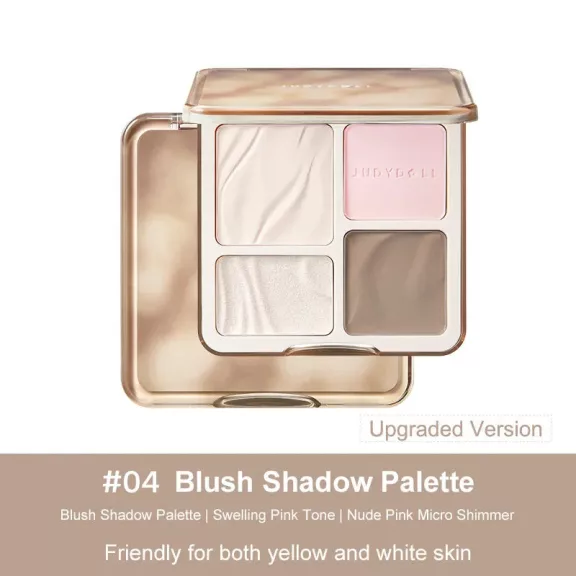 Judydoll 2 IN 1 Highlighter és Kontúr Paletta #04 Blush Shadow Palette 9g