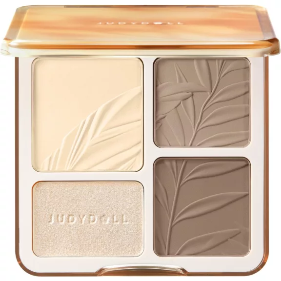 Judydoll 2 IN 1 Highlighter és Kontúr Paletta #02 Tree Shadow Palette 9g
