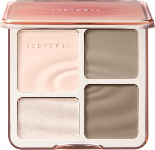 JUDYDOLL 2 IN 1 Highlighter és Kontúr Paletta #01 Wave Shadow Palette 9g