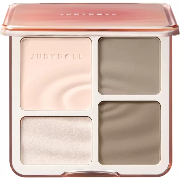 Judydoll 2 IN 1 Highlighter és Kontúr Paletta #01 Wave Shadow Palette 9g