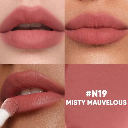 JUDYDOLL Matte Lip Cream Rúzs N19 Misty Mauvelous 1.8g (Perfect Nude Series)