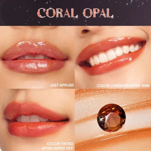 JUDYDOLL Dazzle Crush Color Change Ajakolaj #01 Coral Opal 7ml