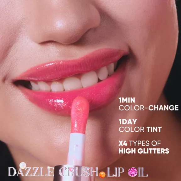 Judydoll Dazzle Crush Color Change Ajakolaj #02 Moonlit Lilac 7ml