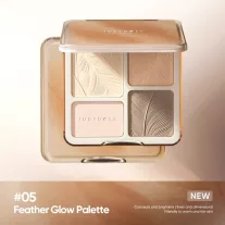   Judydoll 2 IN 1 Highlighter és Kontúr Paletta #05 Feather Glow Palette 9g