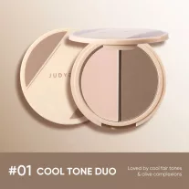   Judydoll 2 Shades Kontúr és Highlighter Paletta #01 Cool Tone Duo 9g