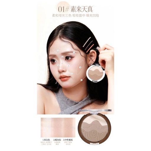 XiXi Yangyang Family Series Kontúr Paletta #01 Always Innocent 6.5g