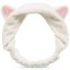 WGW Kozmetikai Hajpánt Cica fülekkel - Fehér