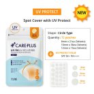 CARE PLUS Scar Cover UV Protection Tapasz Pattanásokra 72db