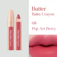   CLIO Butter Balm Crayon Rúzs és Arcpirosító #08 Pop Art Berry 3.9g + ajándék hegyező
