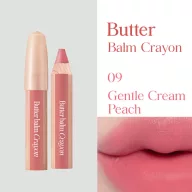   CLIO Butter Balm Crayon Rúzs és Arcpirosító #09 Gentle Cream Peach 3.9g + ajándék hegyező