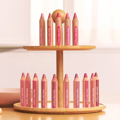 CLIO Butter Balm Crayon Rúzs és Arcpirosító #09 Gentle Cream Peach 3.9g + ajándék hegyező