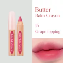   Clio Butter Balm Crayon Rúzs és Arcpirosító #15 Grape Topping 3.9g + ajándék hegyező