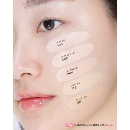 CLIO Kill Cover Mesh Glow Essential Cushion Alapozó #21C Lingerie 15gx2db (SPF50+ PA++++)