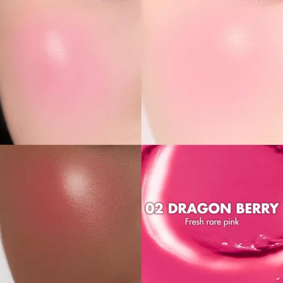 Rom&nd Juicy Roll Cheek Arcpirosító #02 Dragon Berry