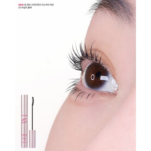 CLIO Kill Lash Superproof Mascara Fine Szempillaspirál #01 Vanilla Black