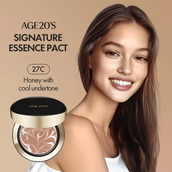 Age20 Signature Essence Cover Pact Cushion Alapozó - Intense Cover #27C Honey 14g SPF50+