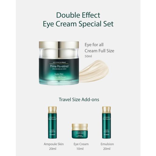 ISA KNOX Age Focus Prime Pro-Retinol Double Effect Eye for All Cream Csomag (4termék)