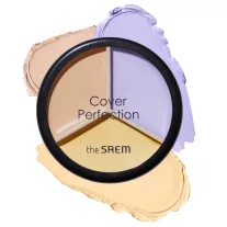   The Saem Cover Perfection Triple Pot Korrektor 04 Tone Up Beige