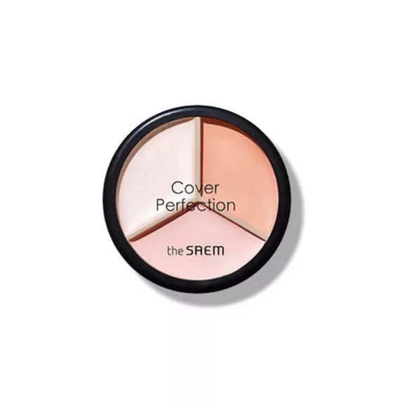 The Saem Cover Perfection Triple Pot Korrektor 05 Dark Up Beige The Saem Cover Perfection Triple Pot Korrektor 05 Dark Up Beige