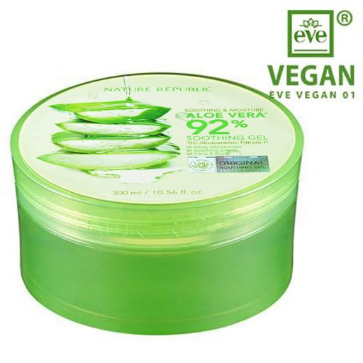 NATURE REPUBLIC Soothing & Moisture Aloe Vera 92% Gél 300ml