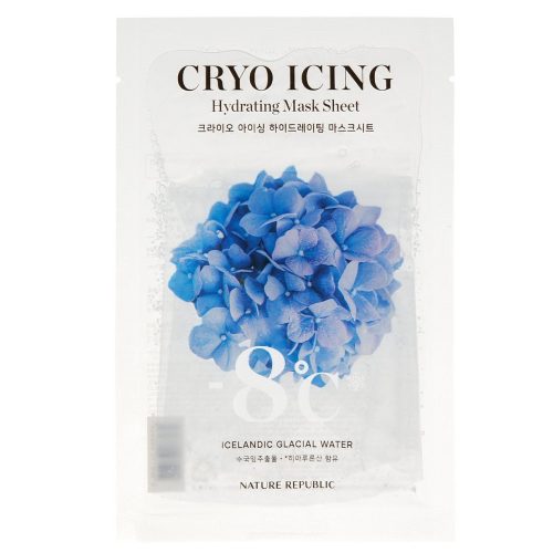 NATURE REPUBLIC Cryo Icing Arcmaszk - Hydrating (hortenzia) 27ml