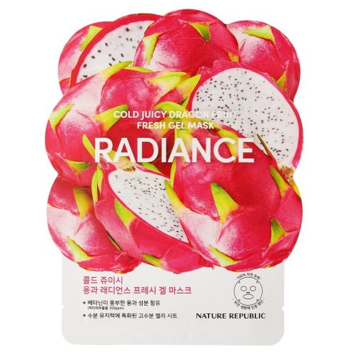 NATURE REPUBLIC Cold Juicy Fresh Gél Arcmaszk - Dragon Fruit Radiance 25ml