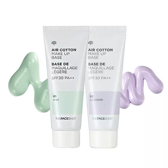 The Face Shop Air Cotton Makeup Base Primer No.01 Mint 35g (SPF30 PA++)