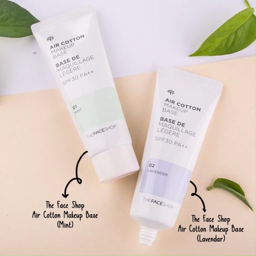 THE FACE SHOP Air Cotton Makeup Base Primer No.01 Mint 35g (SPF30 PA++)
