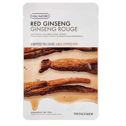 THE FACE SHOP Real Nature Arcmaszk - Ginseng 20g (feszesítő)