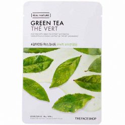   THE FACE SHOP Real Nature Arcmaszk - Zöld Tea 20g (hidratáló)