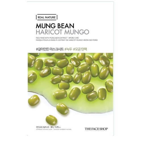 THE FACE SHOP Real Nature Face Mask - Mung Bean 20g