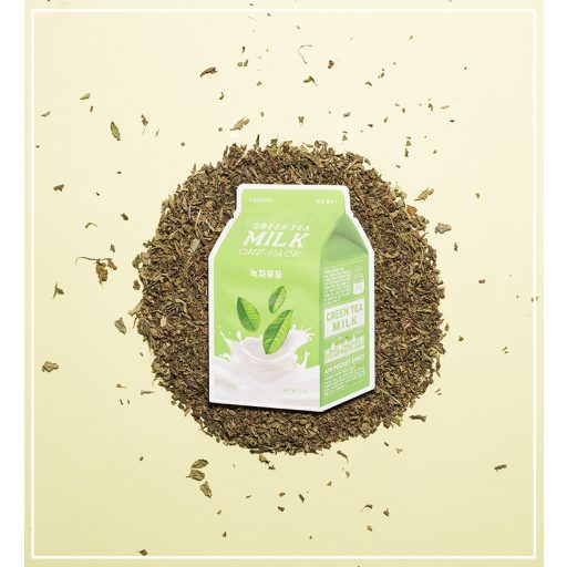 Apieu Milk Arcmaszk - Zöld Tea 21g