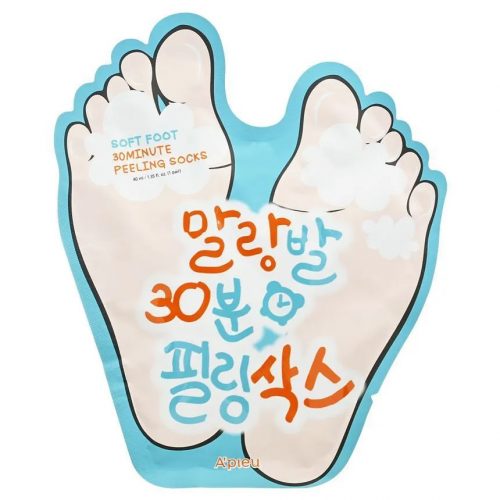 APIEU Soft Foot 30 Minute Peeling Socks 1pair