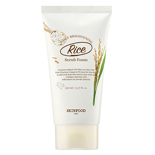 SKINFOOD Rice Daily Brightening Bőrradíros Arctisztító Hab 150ml