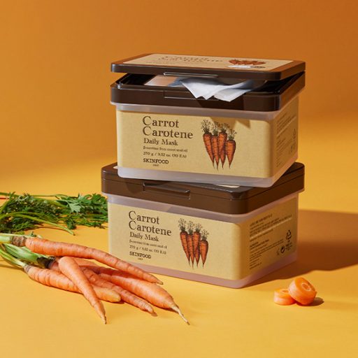 SKINFOOD Carrot Carotene Daily Arcmaszk 270g (30db)