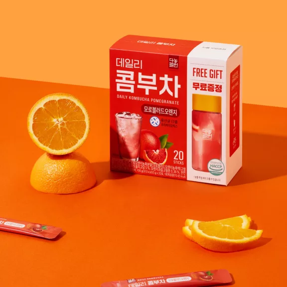 Danongwon Daily Kombucha Tea Instant Teapor - Moro Blood Orange / Vérnarancs ízesítésű 5gx20db Danongwon Daily Kombucha Tea Instant Teapor - Moro Blood Orange / Vérnarancs ízesítésű 5gx20db