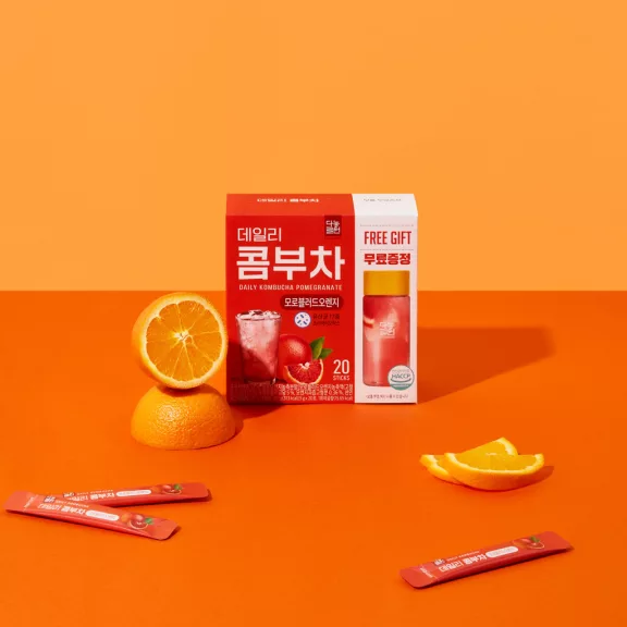 Danongwon Daily Kombucha Tea Instant Teapor - Moro Blood Orange / Vérnarancs ízesítésű 5gx20db Danongwon Daily Kombucha Tea Instant Teapor - Moro Blood Orange / Vérnarancs ízesítésű 5gx20db