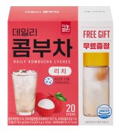   DANONGWON Daily Kombucha Tea Instant Teapor - Licsi ízesítésű 5gx20db