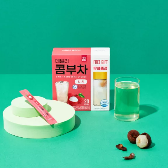 Danongwon Daily Kombucha Tea Instant Teapor - Lychee / Licsi ízesítésű 5gx20db Danongwon Daily Kombucha Tea Instant Teapor - Lychee / Licsi ízesítésű 5gx20db