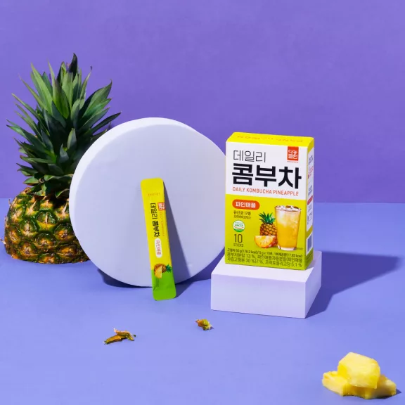 Danongwon Daily Kombucha Tea Instant Teapor - Pineapple / Ananász ízesítésű 5gx10db Danongwon Daily Kombucha Tea Instant Teapor - Pineapple / Ananász ízesítésű 5gx10db