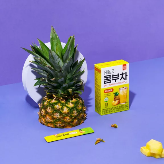 Danongwon Daily Kombucha Tea Instant Teapor - Pineapple / Ananász ízesítésű 5gx10db Danongwon Daily Kombucha Tea Instant Teapor - Pineapple / Ananász ízesítésű 5gx10db