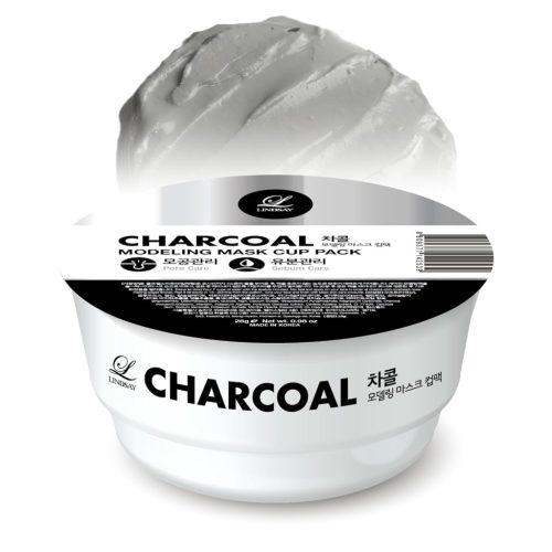 LINDSAY Modeling Mask Cup Pack Lemosandó Arcpakolás - Charcoal 28g