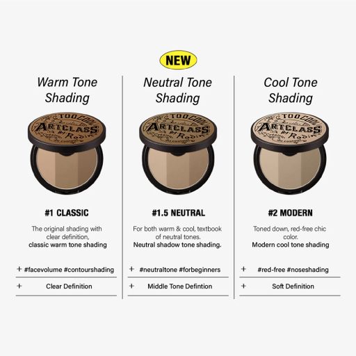 TOO COOL FOR SCHOOL Artclass By Rodin Shading Master Kontúr Paletta #1 Classic 9.5g