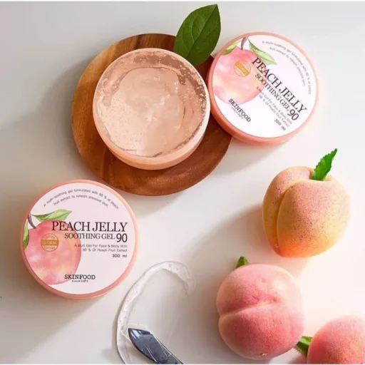 SKINFOOD Peach Jelly 90 Soothing Gél 300ml