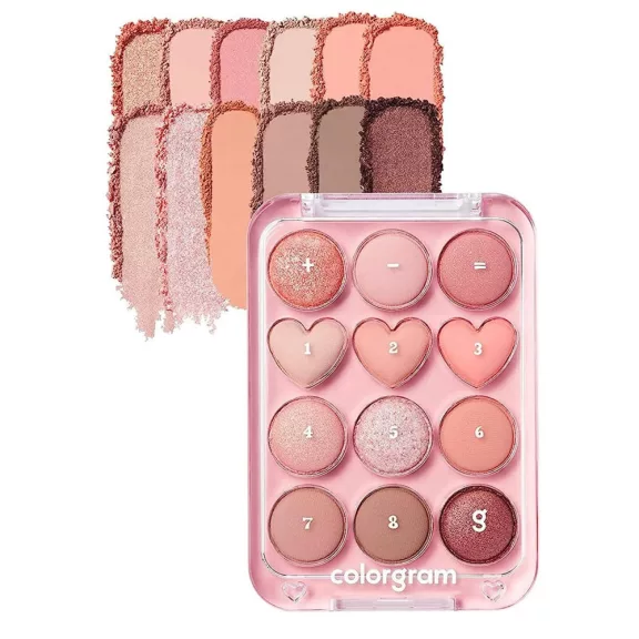 Colorgram Pin Point Szemhéjfesték Paletta #01 Peach + Coral