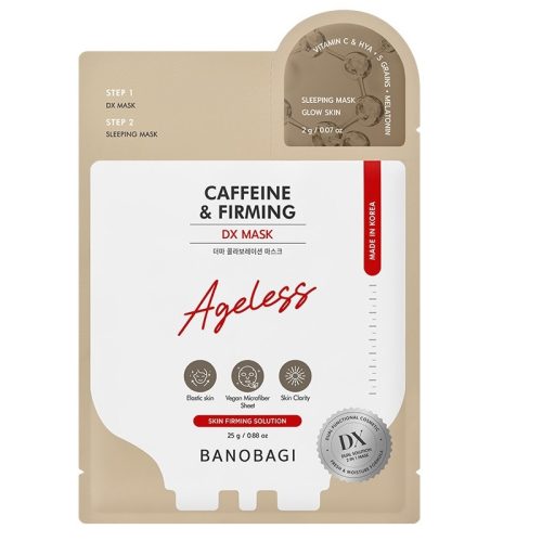 BANOBAGI DX 2lépéses Arcmaszk - Caffeine & Firming 25g + éjszakai maszk 2g