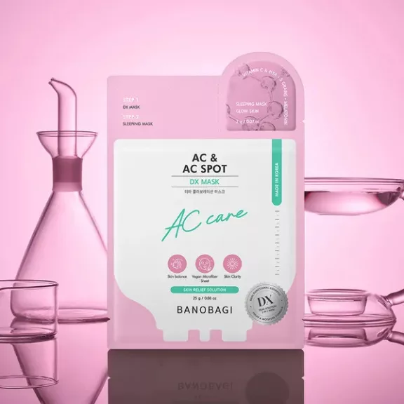 Banobagi DX 2lépéses Arcmaszk - AC & AC Spot 25g + éjszakai maszk 2g Banobagi DX 2lépéses Arcmaszk - AC & AC Spot 25g + éjszakai maszk 2g